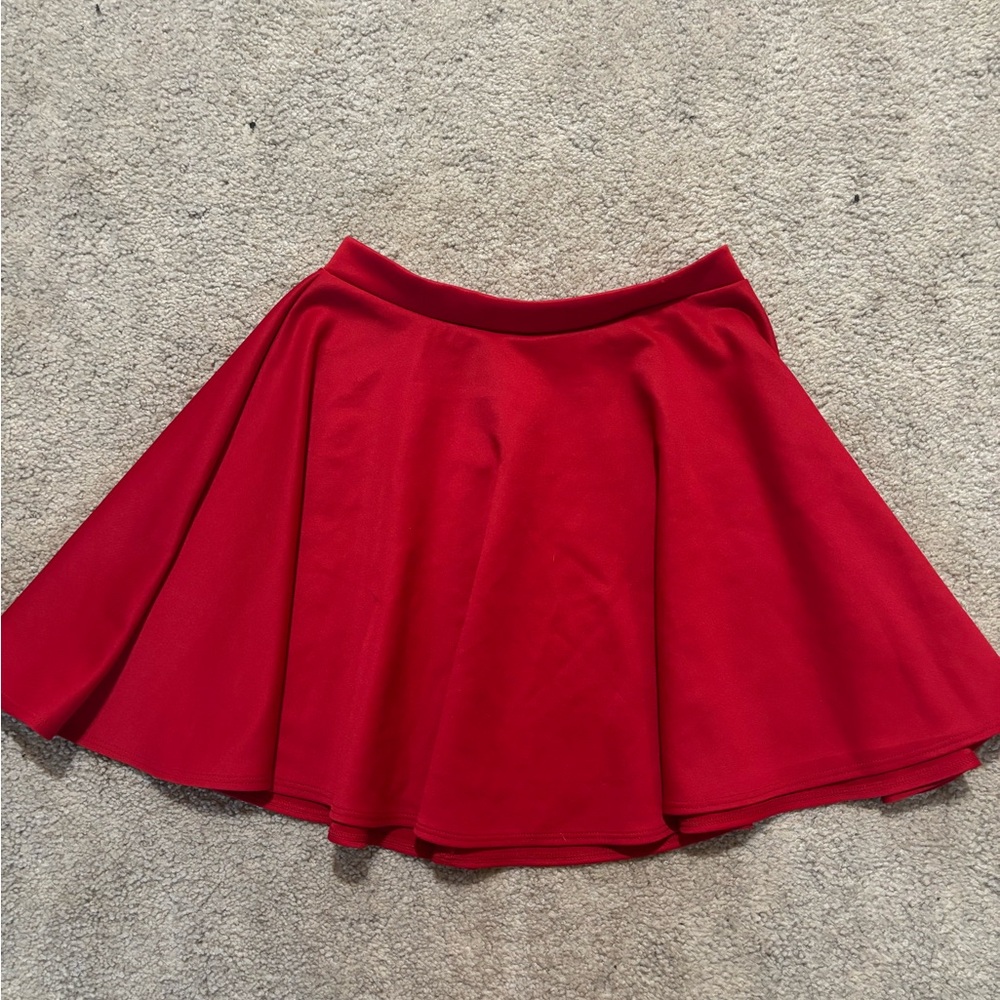 Elegant Red Women's Skirt